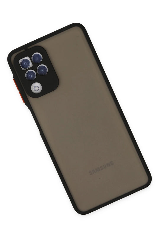 Samsung Galaxy A22 Montreal Silikon Kapak Kılıf - Siyah 3