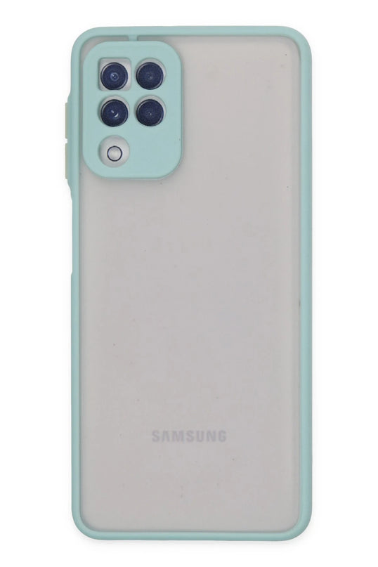 Samsung Galaxy A22 Montreal Silikon Kapak Kılıf - Turkuaz