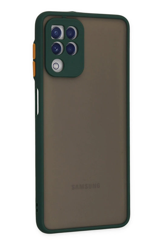 Samsung Galaxy A22 Montreal Silikon Kapak Kılıf - Yeşil 2