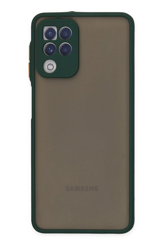 Samsung Galaxy A22 Montreal Silikon Kapak Kılıf - Yeşil