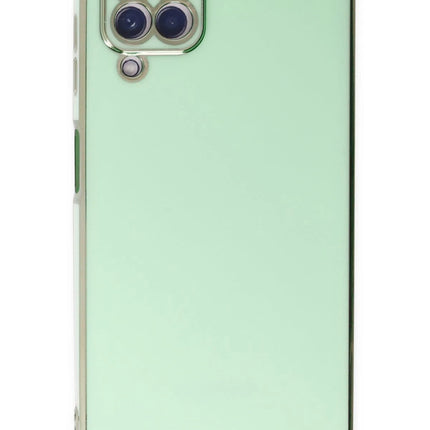Samsung Galaxy A22 Volet Silikon Kılıf - Açık Yeşil 2