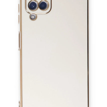 Samsung Galaxy A22 Volet Silikon Kılıf - Beyaz 2