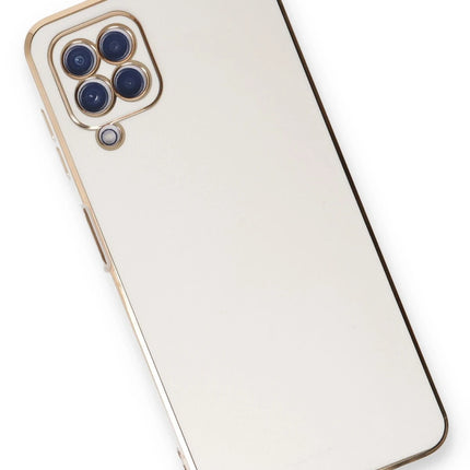Samsung Galaxy A22 Volet Silikon Kılıf - Beyaz 3