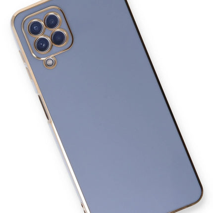 Samsung Galaxy A22 Volet Silikon Kılıf - Mavi 3