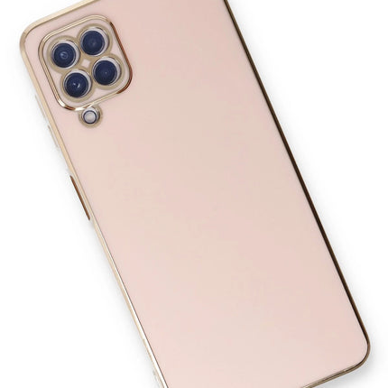 Samsung Galaxy A22 Volet Silikon Kılıf - Pembe 3
