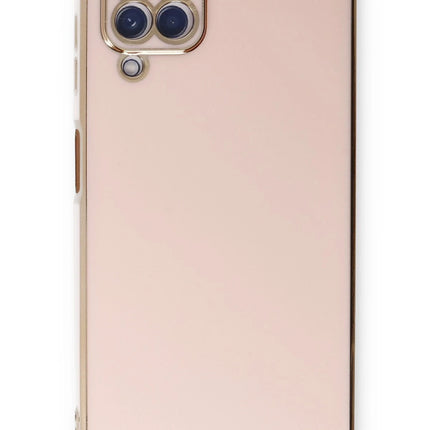 Samsung Galaxy A22 Volet Silikon Kılıf - Pembe 2