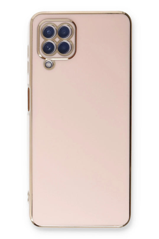 Samsung Galaxy A22 Volet Silikon Kılıf - Pembe 2