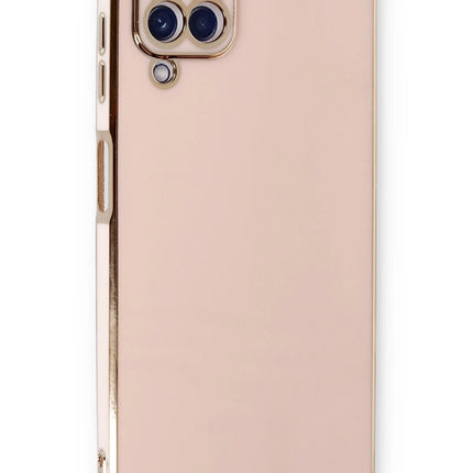 Samsung Galaxy A22 Volet Silikon Kılıf - Pembe