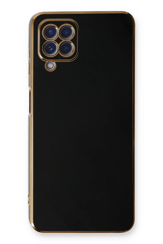Samsung Galaxy A22 Volet Silikon Kılıf - Siyah 2