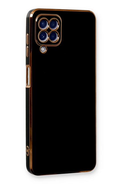 Samsung Galaxy A22 Volet Silikon Kılıf - Siyah