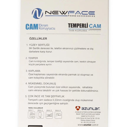 Samsung Galaxy A23 4G 3D Antistatik Cam Ekran Koruyucu 3