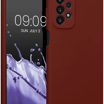 Samsung Galaxy A23 4G First Silikon Kılıf - Bordo