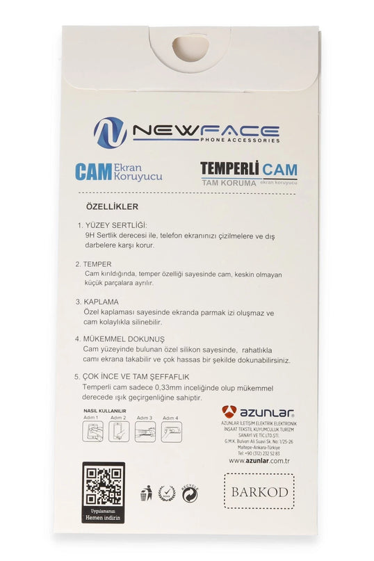 Samsung Galaxy A25 5G 3D Antistatik Cam Ekran Koruyucu 2