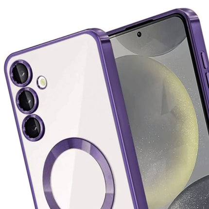 Samsung Galaxy A26 Kross Magneticsafe Kapak Kılıf - Mor 3