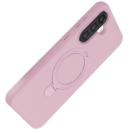 Samsung Galaxy A26 Regal Magsafe Standlı Kapak Kılıf - Açık Pembe 4