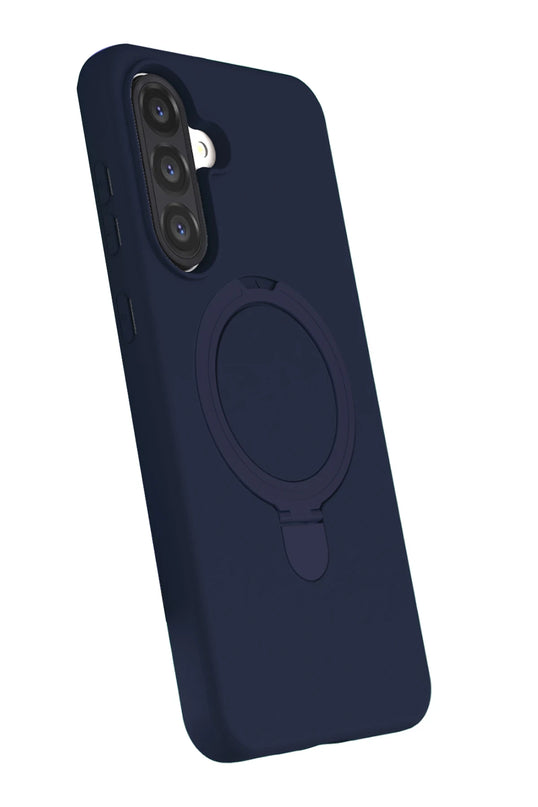 Samsung Galaxy A26 Regal Magsafe Standlı Kapak Kılıf - Lacivert 3