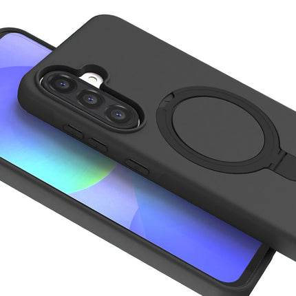 Samsung Galaxy A26 Regal Magsafe Standlı Kapak Kılıf - Siyah 2