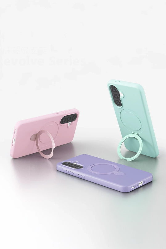Samsung Galaxy A26 Regal Magsafe Standlı Kapak Kılıf - Su Yeşili 5