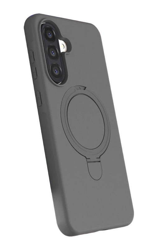 Samsung Galaxy A26 Regal Magsafe Standlı Kapak Kılıf - Titan Gri 3