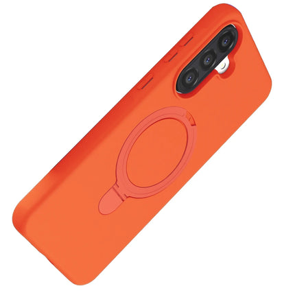 Samsung Galaxy A26 Regal Magsafe Standlı Kapak Kılıf - Turuncu 4