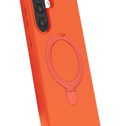 Samsung Galaxy A26 Regal Magsafe Standlı Kapak Kılıf - Turuncu 3