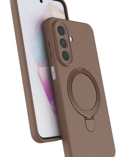 Samsung Galaxy A27 5G Regal Magsafe Standlı Kapak Kılıf - Çöl Titanyum