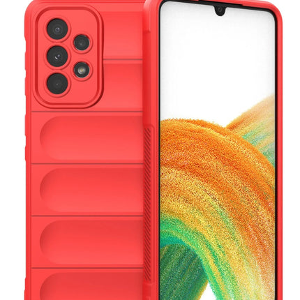Samsung Galaxy A33 5G Optimum Silikon Kılıf - Kırmızı