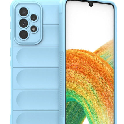 Samsung Galaxy A33 5G Optimum Silikon Kılıf - Sky Blue
