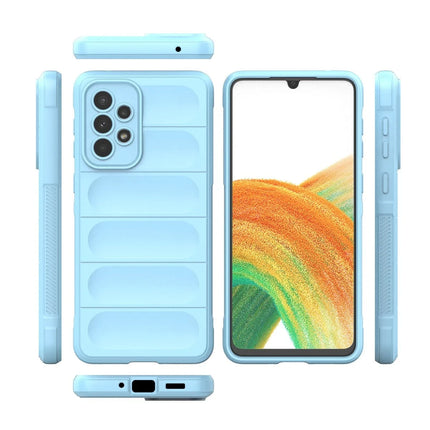 Samsung Galaxy A33 5G Optimum Silikon Kılıf - Sky Blue 3