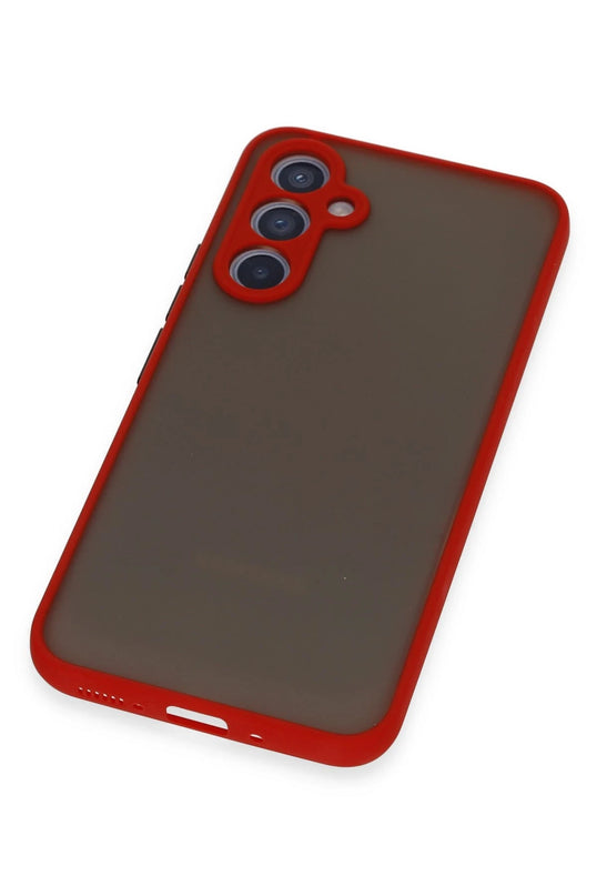 Samsung Galaxy A34 5G Montreal Silikon Kapak Kılıf - Kırmızı 4