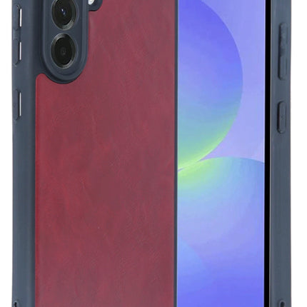 Samsung Galaxy A35 5G Aras Deri Kapak Kılıf - Bordo