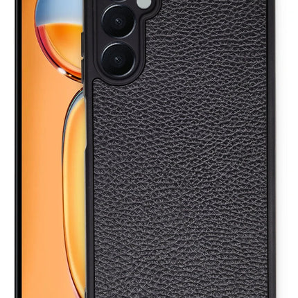 Samsung Galaxy A35 5G Aras Deri Kapak Kılıf - Siyah