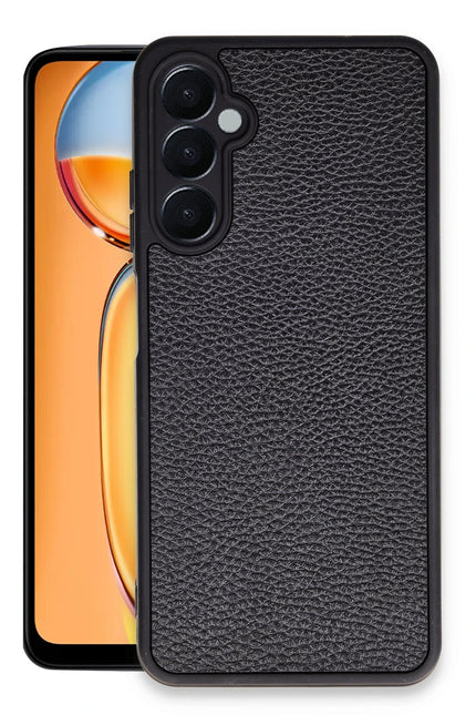 Samsung Galaxy A35 5G Aras Deri Kapak Kılıf - Siyah