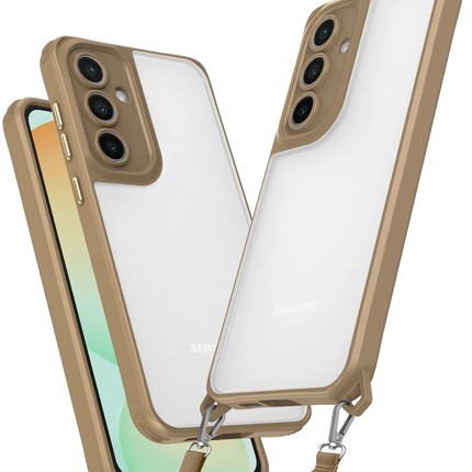Samsung Galaxy A35 5G Penta Silikon Kılıf - Çöl Titanyum