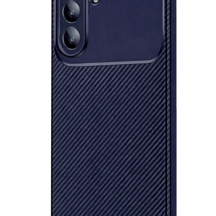 Samsung Galaxy A37 5G Auto Focus Karbon Kapak Kılıf - Lacivert 2