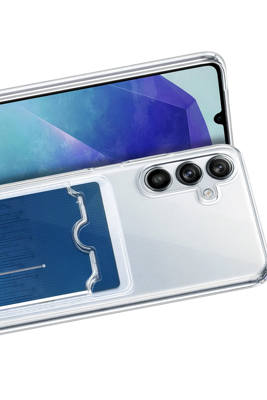 Samsung Galaxy A37 5G Kart Şeffaf Silikon Kılıf 2