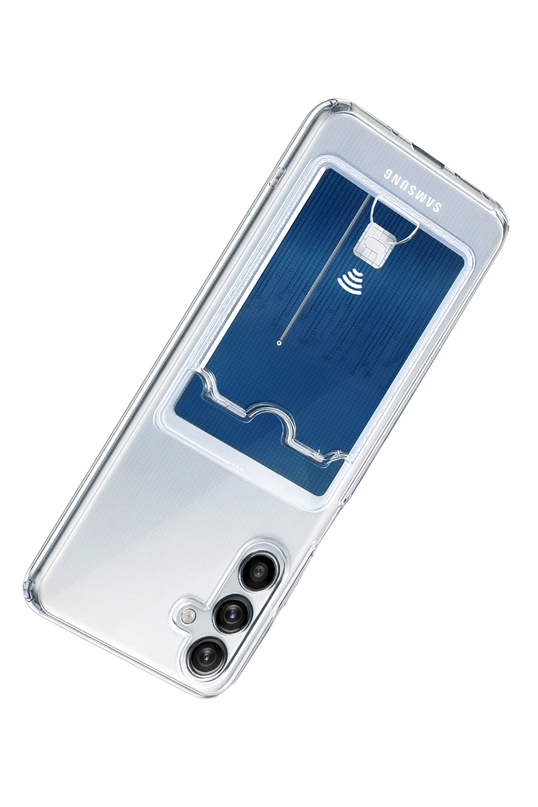 Samsung Galaxy A37 5G Kart Şeffaf Silikon Kılıf 4