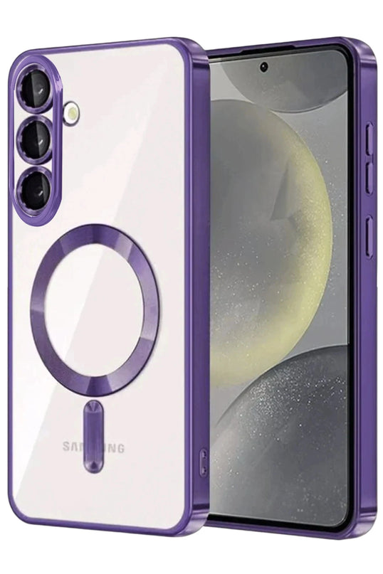 Samsung Galaxy A37 5G Kross Magneticsafe Kapak Kılıf - Mor
