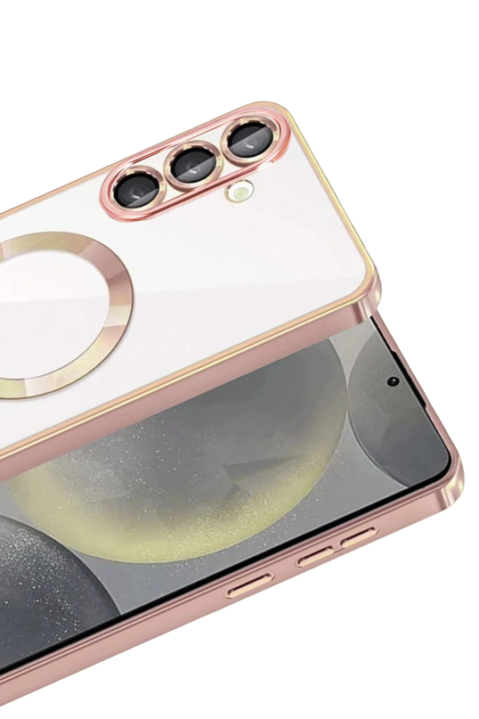 Samsung Galaxy A37 5G Kross Magneticsafe Kapak Kılıf - Rose 2