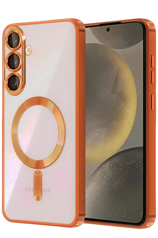 Samsung Galaxy A37 5G Kross Magneticsafe Kapak Kılıf - Turuncu