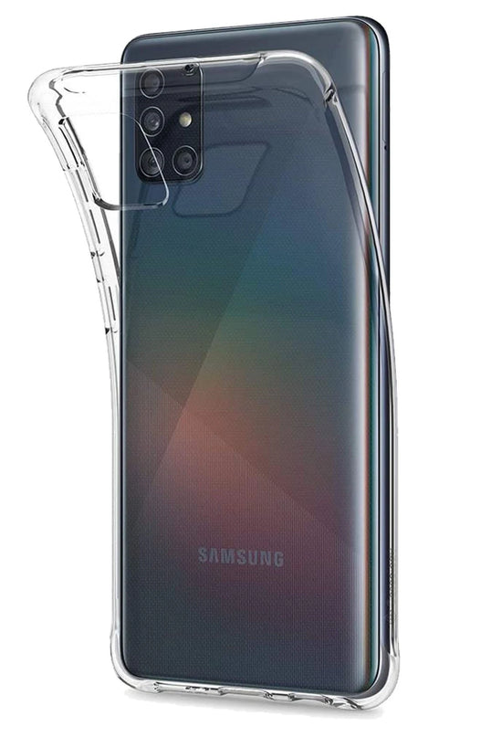 Samsung Galaxy A51 Lüx Şeffaf Silikon Kılıf