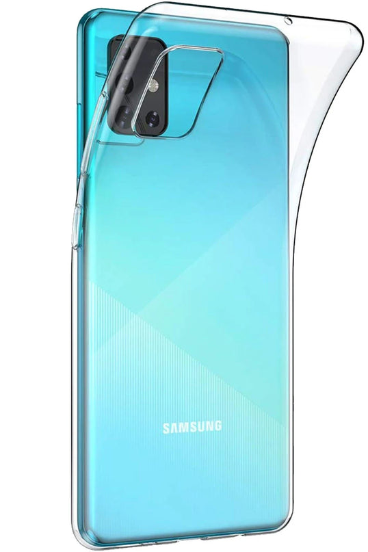 Samsung Galaxy A51 Lüx Şeffaf Silikon Kılıf 3
