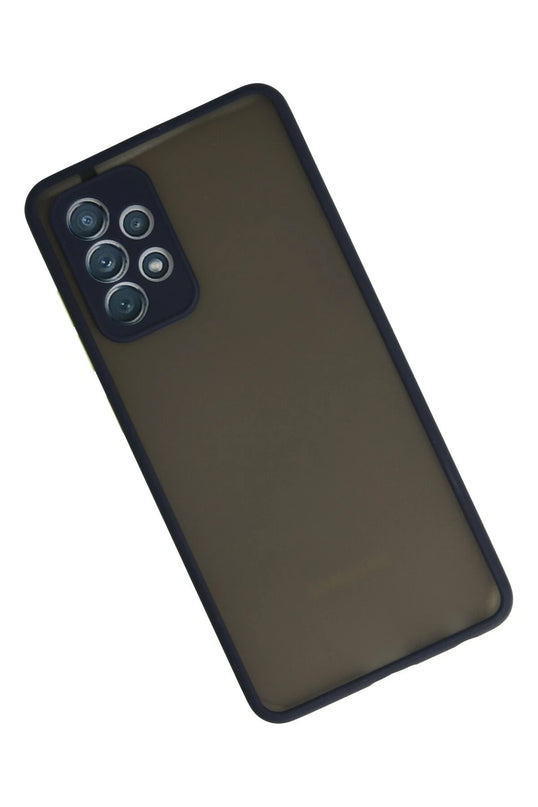 Samsung Galaxy A52 Montreal Silikon Kapak Kılıf - Lacivert 3