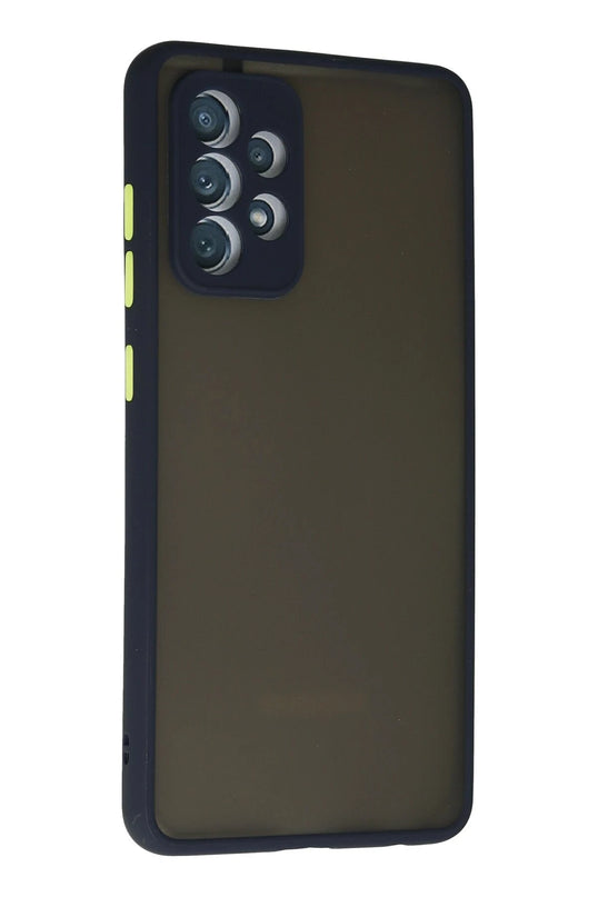Samsung Galaxy A52 Montreal Silikon Kapak Kılıf - Lacivert 2