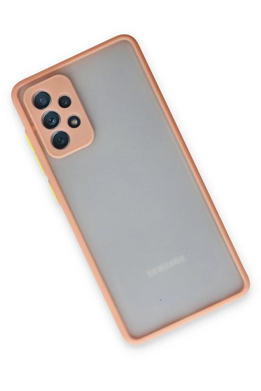 Samsung Galaxy A52 Montreal Silikon Kapak Kılıf - Pembe 2