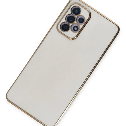 Samsung Galaxy A52 Volet Silikon Kılıf - Beyaz 3