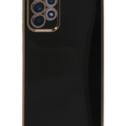 Samsung Galaxy A52 Volet Silikon Kılıf - Siyah