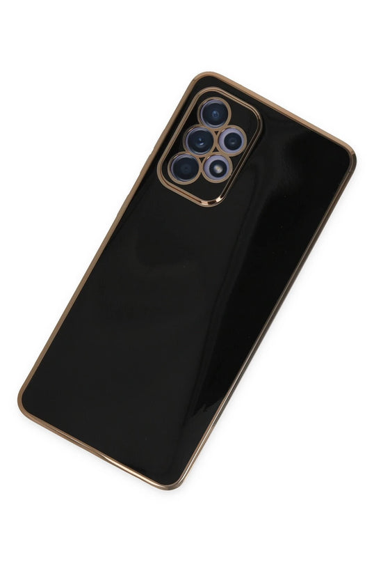 Samsung Galaxy A52 Volet Silikon Kılıf - Siyah 3