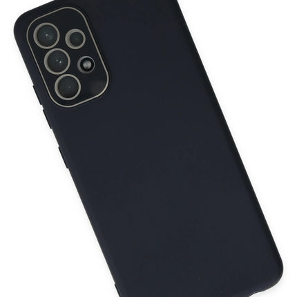 Samsung Galaxy A53 5G Lansman Glass Kapak Kılıf - Lacivert 3