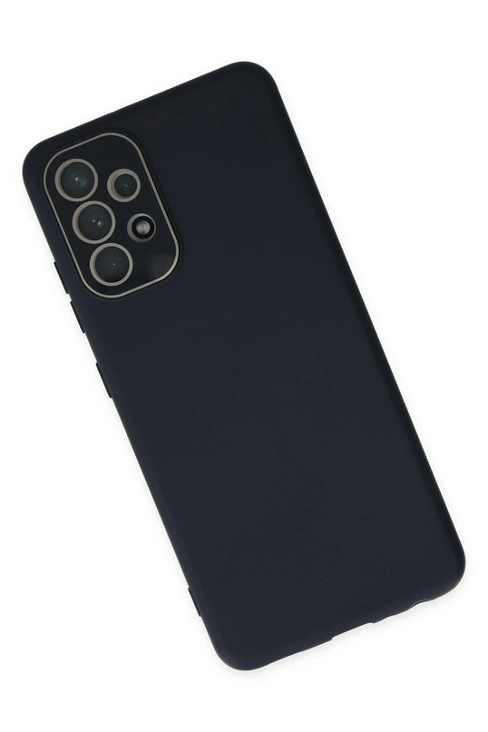 Samsung Galaxy A53 5G Lansman Glass Kapak Kılıf - Lacivert 3